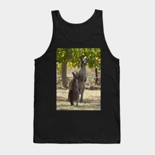 Two Roos at Magpie Springs by Avril Thomas Tank Top